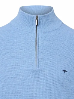 Fynch-Hatton Pullover & Strickjacken<Herren Strick-Troyer hellblau meliert