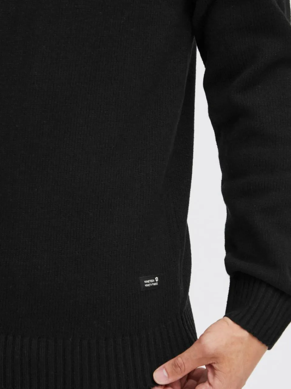 Indicode Pullover & Strickjacken<Herren Stricktroyer - IDTorino schwarz meliert