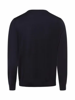 MAERZ Pullover & Strickjacken<Herren Summer Merino Pullover marine uni