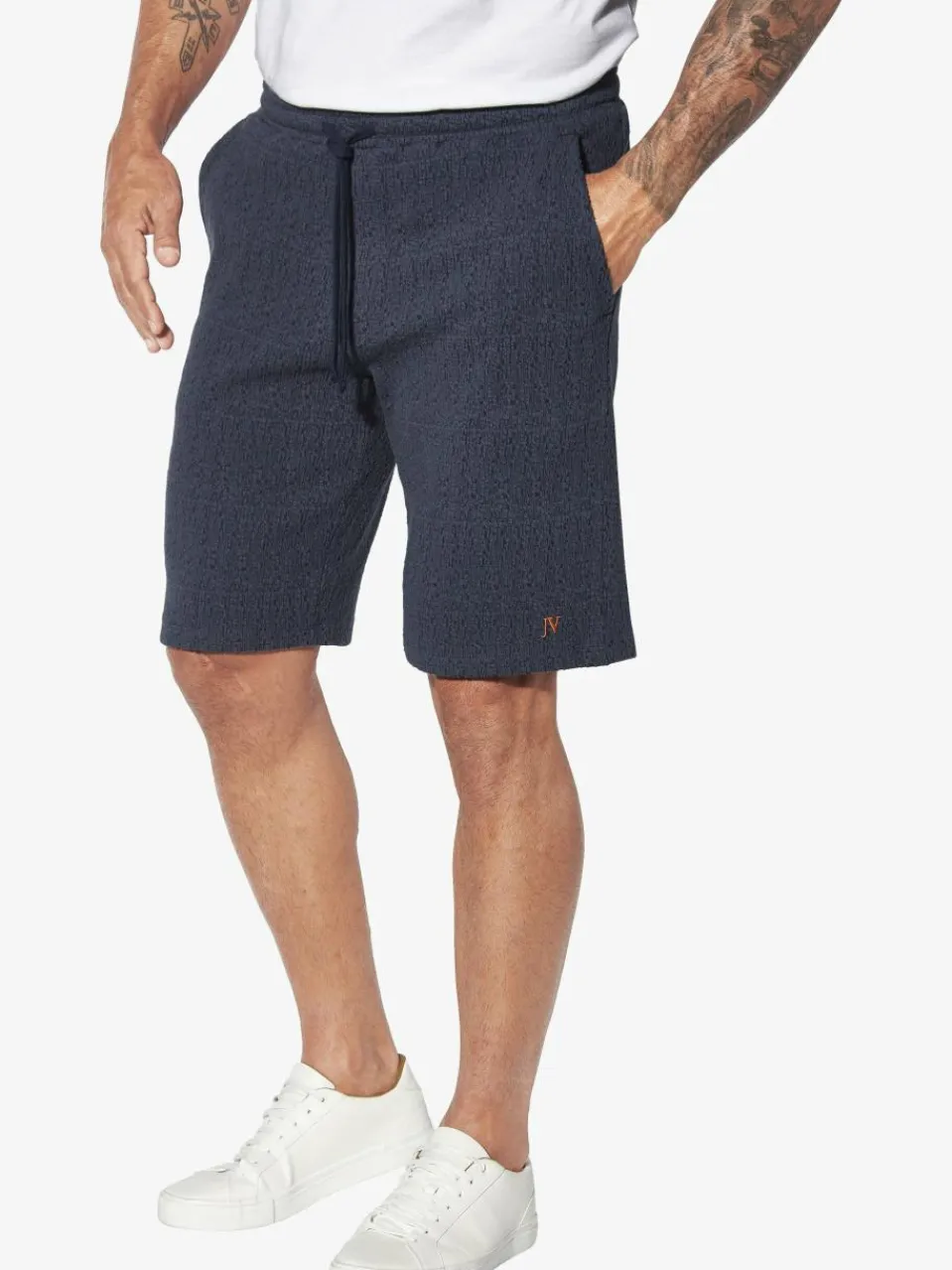 Herren Jan Vanderstorm Hosen>Herren Sweatbermuda - LEIFKAR