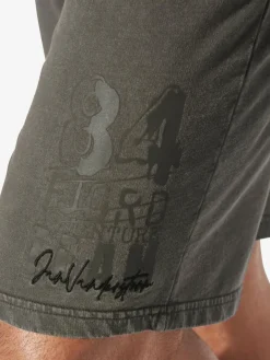 Jan Vanderstorm Hosen<Herren Sweatbermuda - TJAPE braun bedruckt