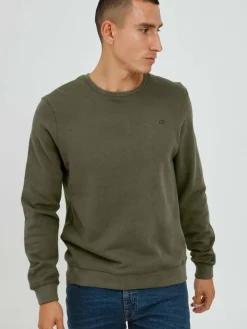 BLEND Sweatshirts & Sweatjacken<Herren Sweater - BHAvebury grün uni
