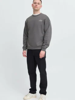 BLEND Sweatshirts & Sweatjacken<Herren Sweater - BHISMO grau bedruckt