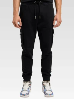 Carlo Colucci Hosen<Herren Sweathose - Di Sclafani schwarz uni