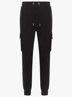 Carlo Colucci Hosen<Herren Sweathose - Di Sclafani schwarz uni