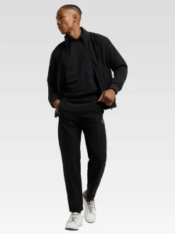 Carlo Colucci Hosen<Herren Sweathose - Ditadi schwarz uni