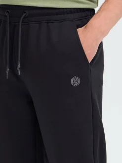 BLEND Hosen<Herren Sweathose - BHToman schwarz uni