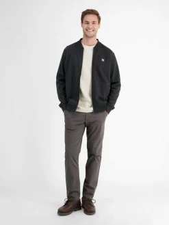 LERROS Sweatshirts & Sweatjacken<Herren Sweatjacke schwarz uni