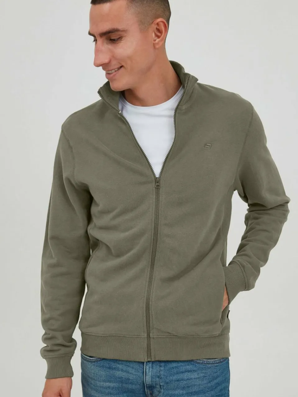 BLEND Sweatshirts & Sweatjacken<Herren Sweatjacke - BHAvebury grün uni