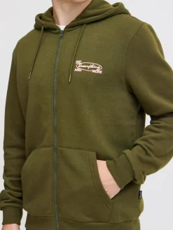 BLEND Sweatshirts & Sweatjacken<Herren Sweatjacke - BHSweatshirt grün bedruckt