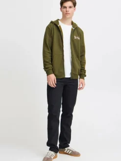 BLEND Sweatshirts & Sweatjacken<Herren Sweatjacke - BHSweatshirt grün bedruckt