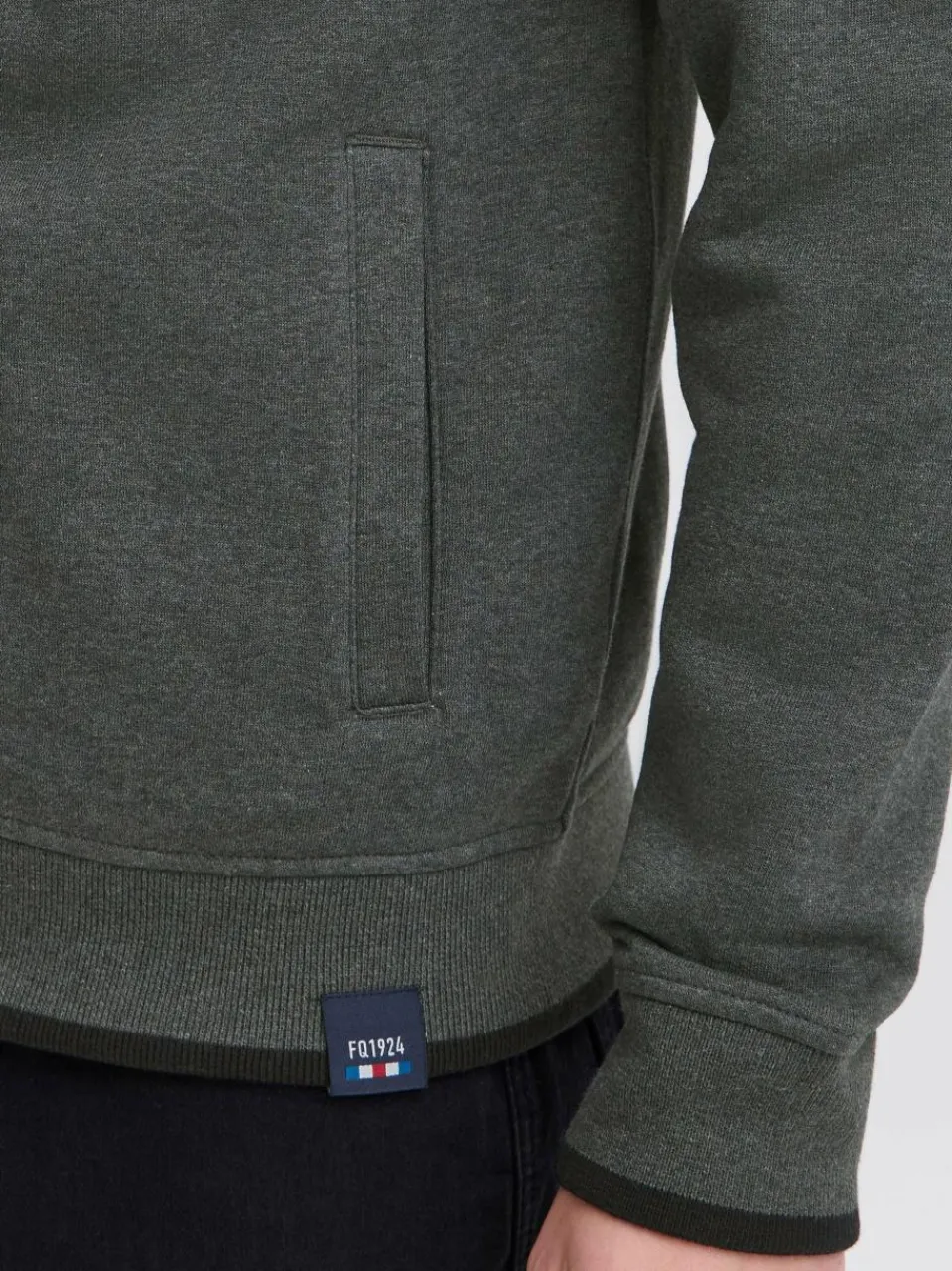 FQ1924 Sweatshirts & Sweatjacken<Herren Sweatjacke - FQJules anthrazit uni