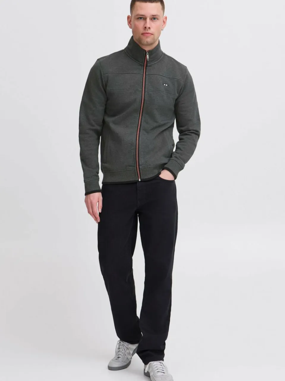 FQ1924 Sweatshirts & Sweatjacken<Herren Sweatjacke - FQJules anthrazit uni