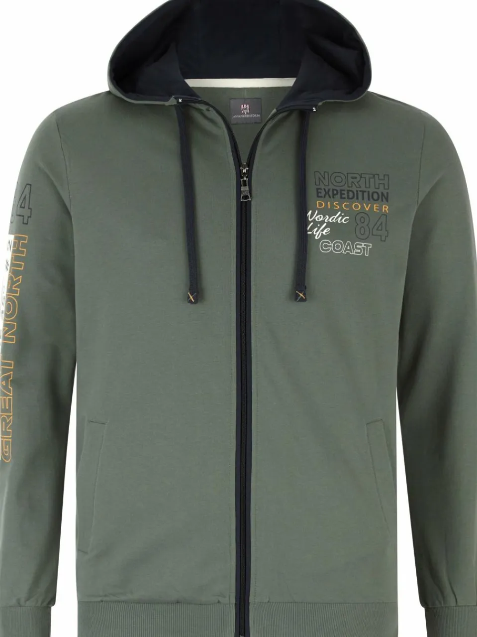 Herren Jan Vanderstorm Sweatshirts & Sweatjacken>Herren Sweatjacke - RODERICH