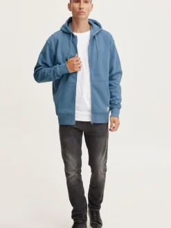 Solid Sweatshirts & Sweatjacken<Herren Sweatjacke - SDLenz blau uni