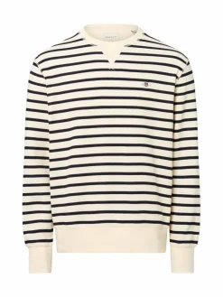 Gant Sweatshirts & Sweatjacken<Herren Sweatshirt ecru marine gestreift