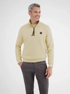 LERROS Sweatshirts & Sweatjacken<Herren Sweatshirt weiß uni