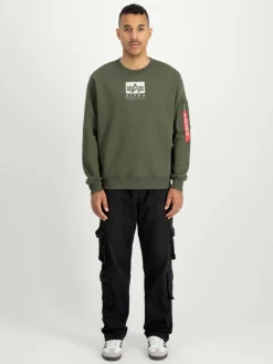 Alpha Industries Sweatshirts & Sweatjacken<Herren Sweatshirt oliv uni