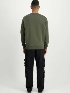 Alpha Industries Sweatshirts & Sweatjacken<Herren Sweatshirt oliv uni