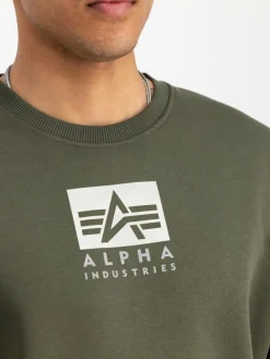 Alpha Industries Sweatshirts & Sweatjacken<Herren Sweatshirt oliv uni
