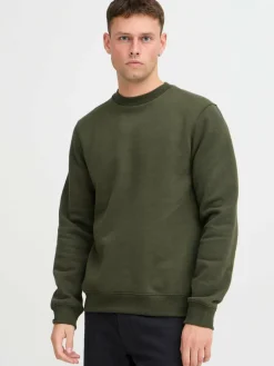 BLEND Sweatshirts & Sweatjacken<Herren Sweatshirt grün uni