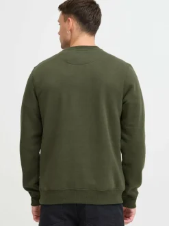 BLEND Sweatshirts & Sweatjacken<Herren Sweatshirt grün uni