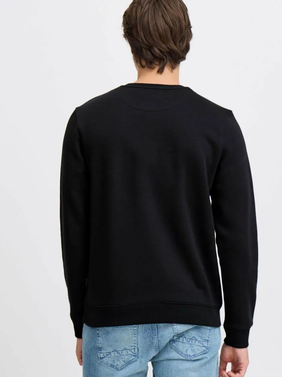 BLEND Sweatshirts & Sweatjacken<Herren Sweatshirt schwarz bedruckt