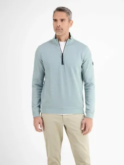 LERROS Sweatshirts & Sweatjacken<Herren Sweatshirt blau uni