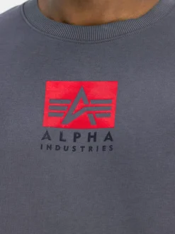 Alpha Industries Sweatshirts & Sweatjacken<Herren Sweatshirt grau uni