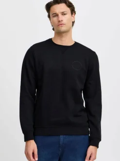 BLEND Sweatshirts & Sweatjacken<Herren Sweatshirt schwarz uni