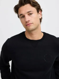 BLEND Sweatshirts & Sweatjacken<Herren Sweatshirt schwarz uni