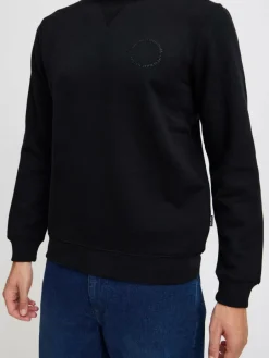 BLEND Sweatshirts & Sweatjacken<Herren Sweatshirt schwarz uni