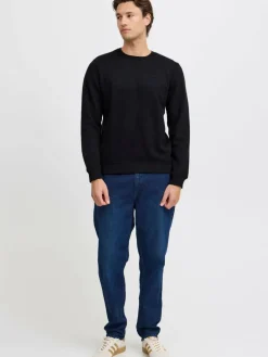 BLEND Sweatshirts & Sweatjacken<Herren Sweatshirt schwarz uni