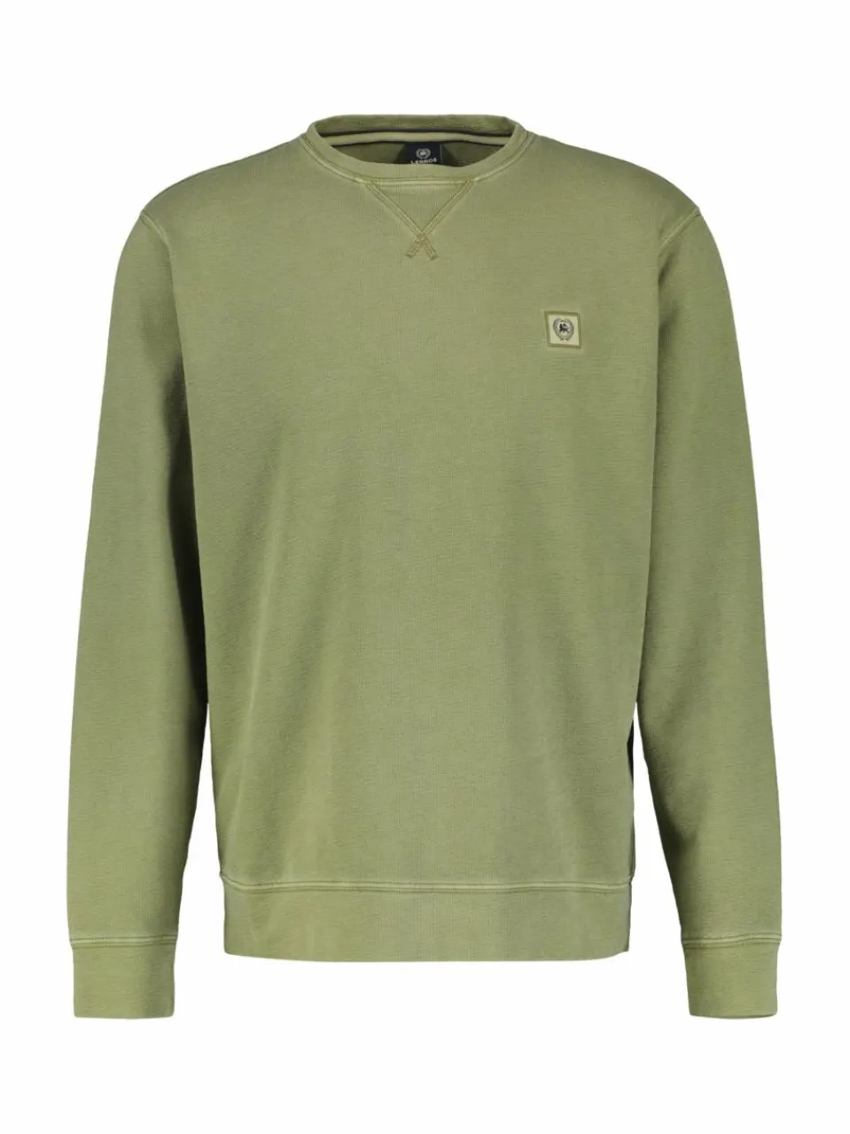 LERROS Sweatshirts & Sweatjacken<Herren Sweatshirt grün uni