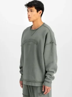 Alpha Industries Sweatshirts & Sweatjacken<Herren Sweatshirt oliv uni