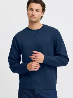BLEND Sweatshirts & Sweatjacken<Herren Sweatshirt blau uni