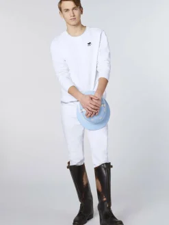 Polo Sylt Sweatshirts & Sweatjacken<Herren Sweatshirt weiß uni