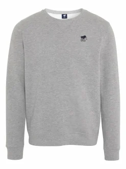 Polo Sylt Sweatshirts & Sweatjacken<Herren Sweatshirt hellgrau grau uni