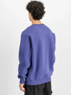 Alpha Industries Sweatshirts & Sweatjacken<Herren Sweatshirt purple bedruckt