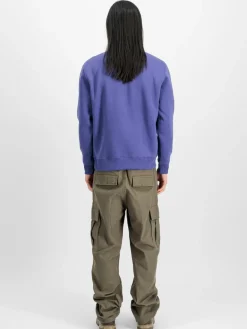 Alpha Industries Sweatshirts & Sweatjacken<Herren Sweatshirt purple bedruckt