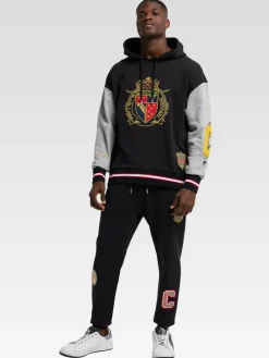 Carlo Colucci Sweatshirts & Sweatjacken<Herren Sweatshirt - Dapra schwarz bedruckt