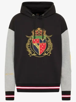 Carlo Colucci Sweatshirts & Sweatjacken<Herren Sweatshirt - Dapra schwarz bedruckt