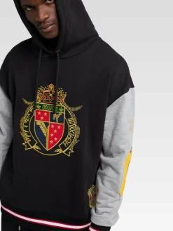 Carlo Colucci Sweatshirts & Sweatjacken<Herren Sweatshirt - Dapra schwarz bedruckt