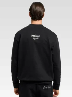 Carlo Colucci Sweatshirts & Sweatjacken<Herren Sweatshirt - Di Stasio schwarz gemustert