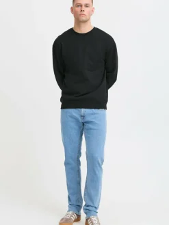 BLEND Sweatshirts & Sweatjacken<Herren Sweatshirt - BHBRODY schwarz uni