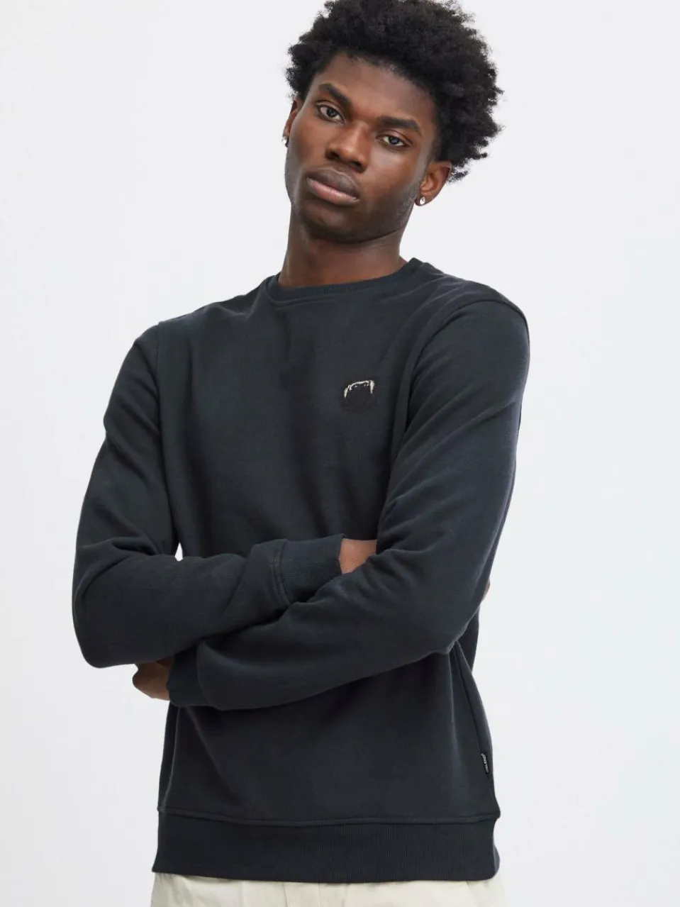 BLEND Sweatshirts & Sweatjacken<Herren Sweatshirt - BHSWEATSHIRT schwarz bedruckt