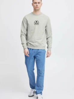BLEND Sweatshirts & Sweatjacken<Herren Sweatshirt - BHSweatshirt grau uni