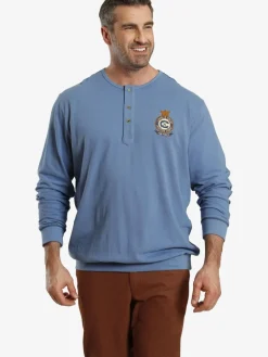 Charles Colby Sweatshirts & Sweatjacken<Herren Sweatshirt - EARL QUILLANS blau uni