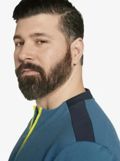 Charles Colby Sweatshirts & Sweatjacken<Herren Sweatshirt - EARL TORIN blau gemustert