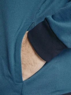 Charles Colby Sweatshirts & Sweatjacken<Herren Sweatshirt - EARL TORIN blau gemustert